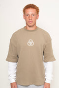 KULT3 WAFFLE T SHIRT OLIVE