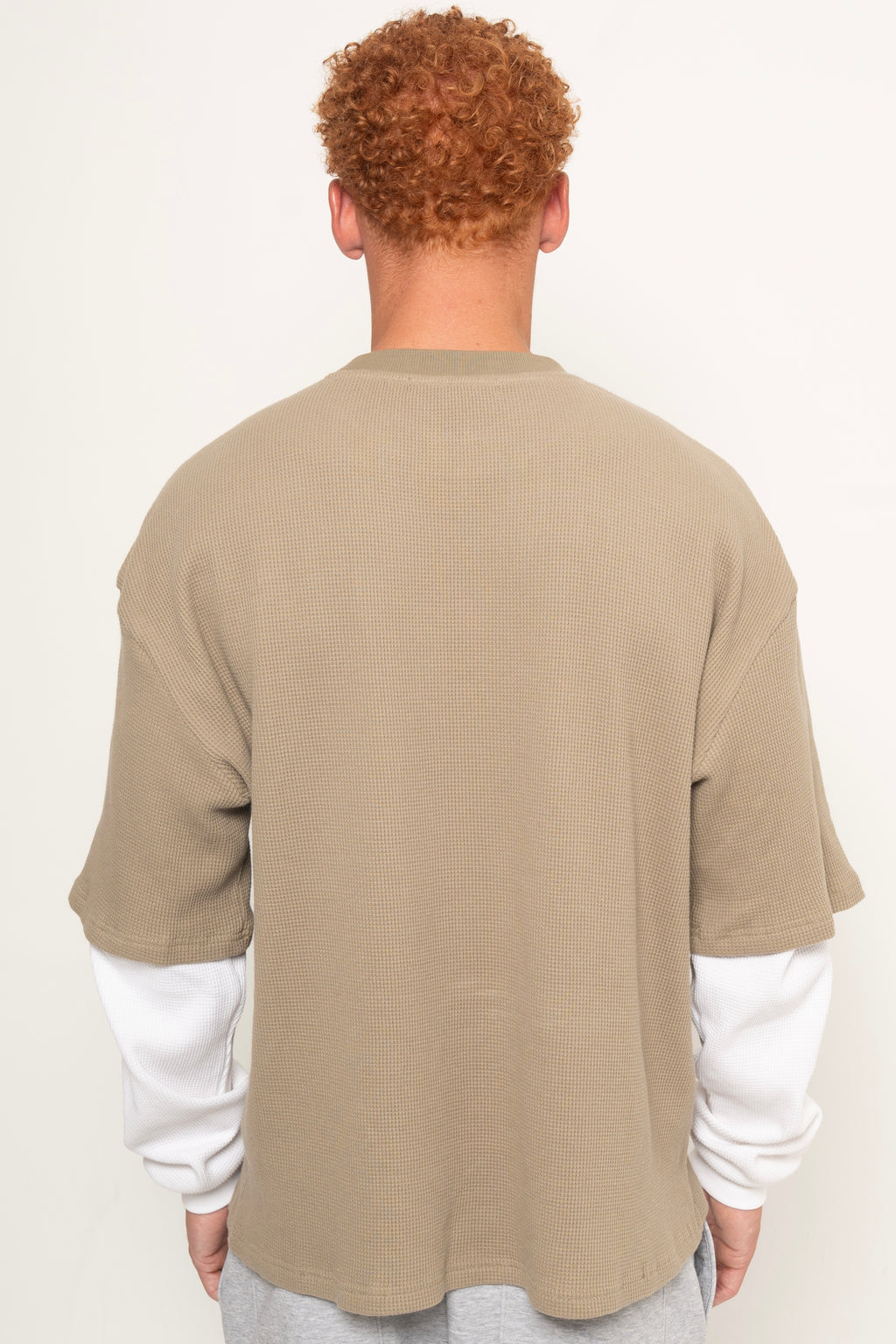KULT3 WAFFLE T SHIRT OLIVE