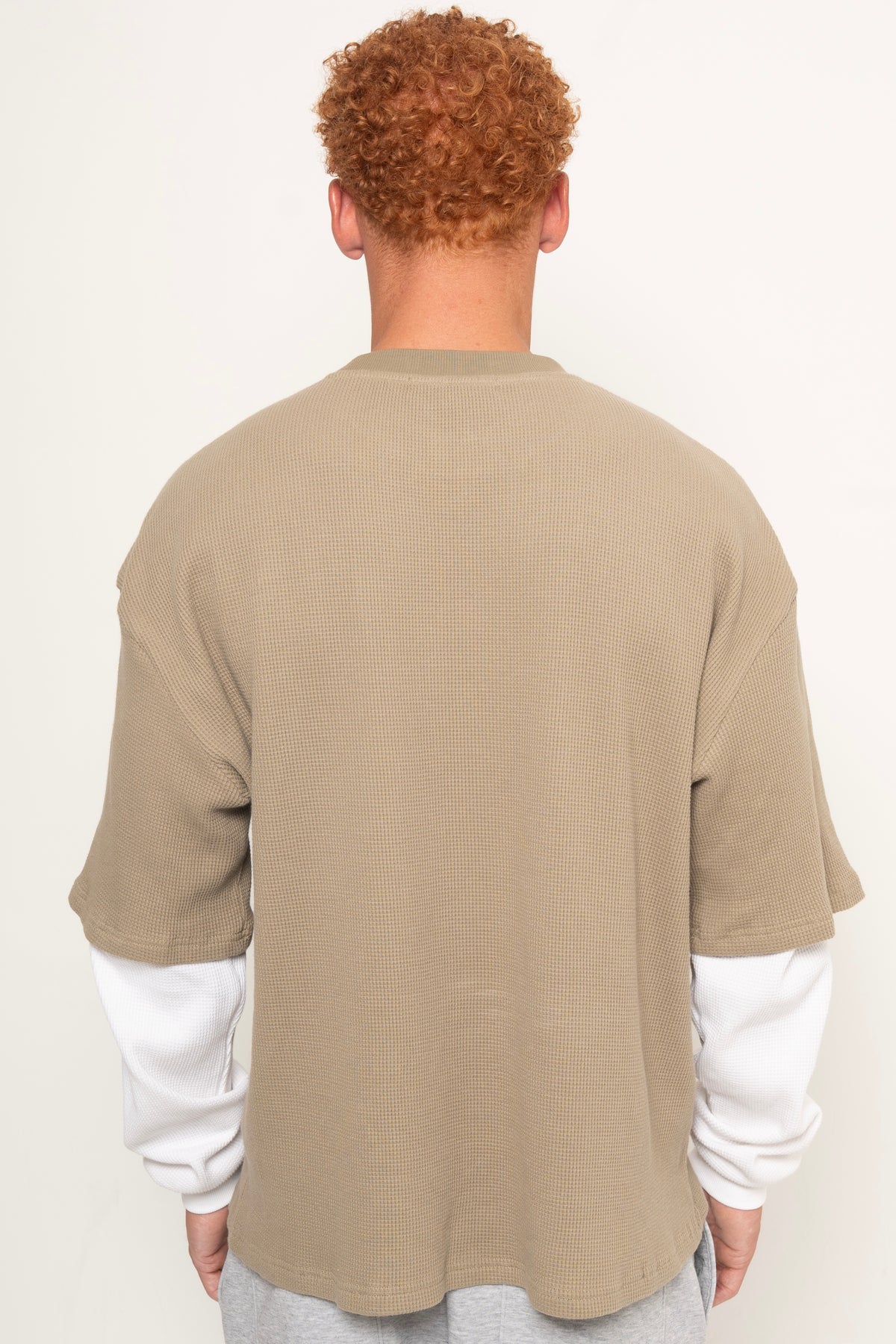 KULT3 WAFFLE T SHIRT OLIVE